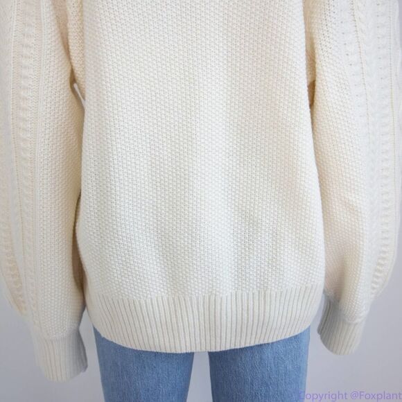 Madewell Hollydene Ruffle-Shoulder Pullover Sweater, women's size XXL - Picture 8 of 16